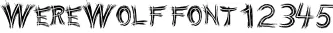 Dynamic WereWolf Font Preview https://safirsoft.com