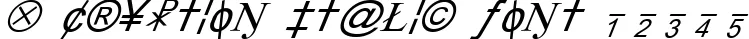 Dynamic X Cryption Italic Font Preview https://safirsoft.com