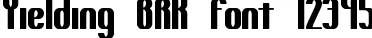Dynamic Yielding BRK Font Preview https://safirsoft.com