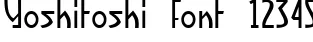 Dynamic Yoshitoshi Font Preview https://safirsoft.com