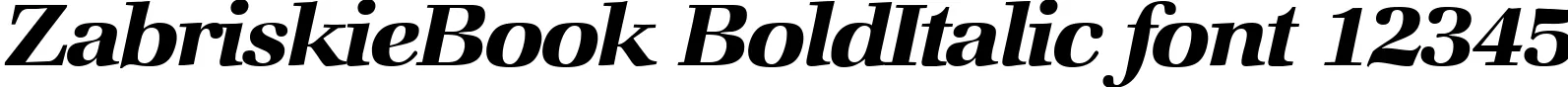 Dynamic ZabriskieBook BoldItalic Font Preview https://safirsoft.com