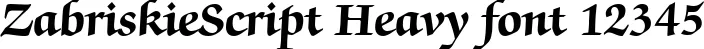 Dynamic ZabriskieScript Heavy Font Preview https://safirsoft.com
