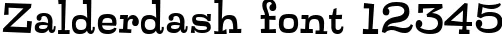 Dynamic Zalderdash Font Preview https://safirsoft.com
