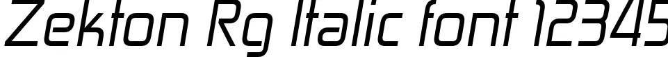 Dynamic Zekton Rg Italic Font Preview https://safirsoft.com