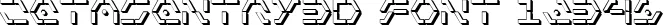 Dynamic ZetaSentry3d Font Preview https://safirsoft.com