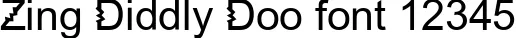 Dynamic Zing Diddly Doo Font Preview https://safirsoft.com