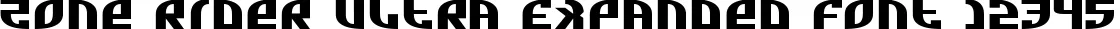 Dynamic Zone Rider Ultra Expanded Font Preview https://safirsoft.com