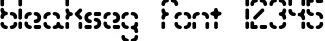 Dynamic bleakseg Font Preview https://safirsoft.com
