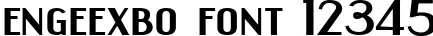 Dynamic engeexbo Font Preview https://safirsoft.com