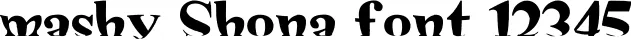 Dynamic mashy Shona Font Preview https://safirsoft.com
