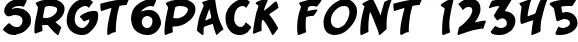 Dynamic srgt6pack Font Preview https://safirsoft.com