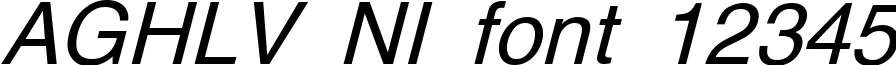 Dynamic AGHLV NI Font Preview https://safirsoft.com