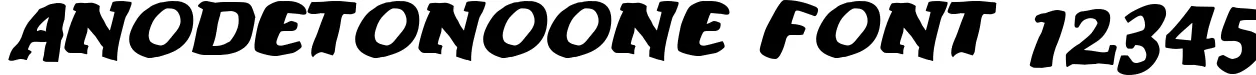 Dynamic ANODETONOONE Font Preview https://safirsoft.com