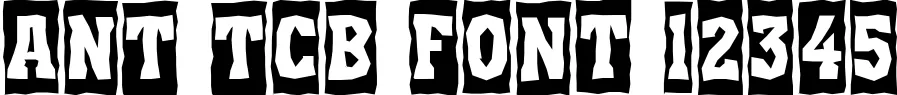 Dynamic ANT TCB Font Preview https://safirsoft.com