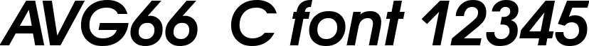 Dynamic AVG66  C Font Preview https://safirsoft.com