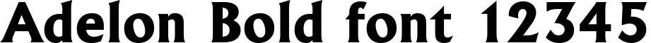 Dynamic Adelon Bold Font Preview https://safirsoft.com
