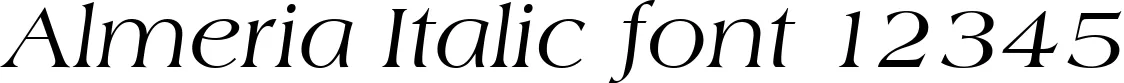 Dynamic Almeria Italic Font Preview https://safirsoft.com