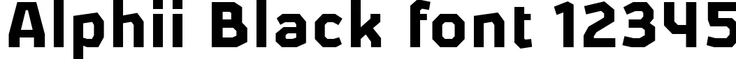 Dynamic Alphii Black Font Preview https://safirsoft.com