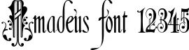 Dynamic Amadeus Font Preview https://safirsoft.com