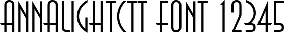 Dynamic AnnaLightCTT Font Preview https://safirsoft.com