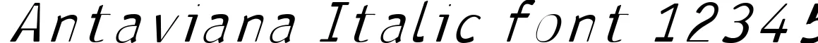 Dynamic Antaviana Italic Font Preview https://safirsoft.com