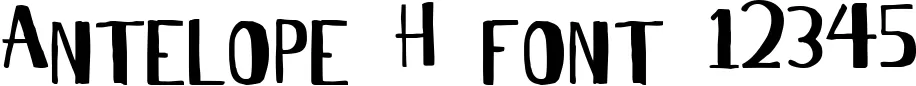 Dynamic Antelope H Font Preview https://safirsoft.com