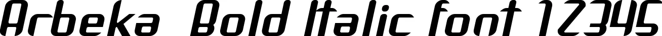 Dynamic Arbeka  Bold Italic Font Preview https://safirsoft.com