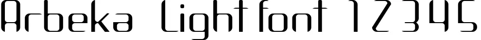 Dynamic Arbeka  Light Font Preview https://safirsoft.com