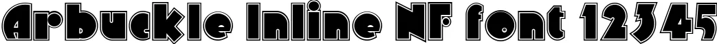 Dynamic Arbuckle Inline NF Font Preview https://safirsoft.com