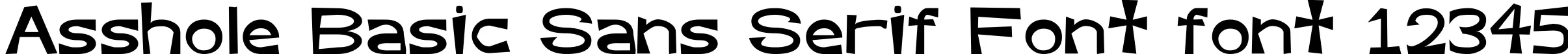 Dynamic Asshole Basic Sans Serif Font Font Preview https://safirsoft.com
