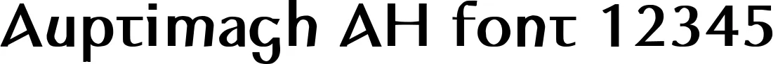 Dynamic Auptimagh AH Font Preview https://safirsoft.com