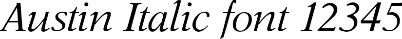 Dynamic Austin Italic Font Preview https://safirsoft.com