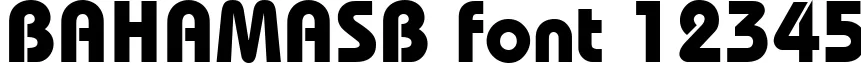 Dynamic BAHAMASB Font Preview https://safirsoft.com
