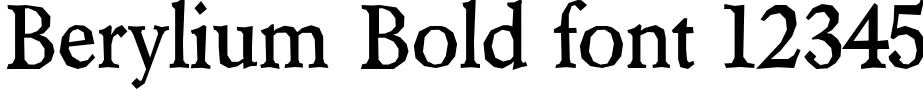 Dynamic Berylium Bold Font Preview https://safirsoft.com
