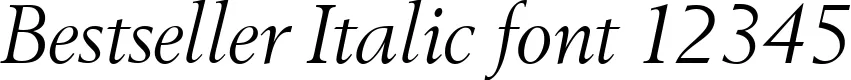 Dynamic Bestseller Italic Font Preview https://safirsoft.com