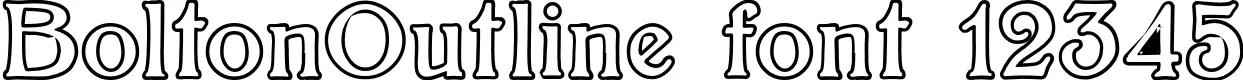 Dynamic BoltonOutline Font Preview https://safirsoft.com
