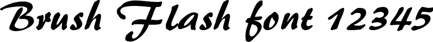 Dynamic Brush Flash Font Preview https://safirsoft.com