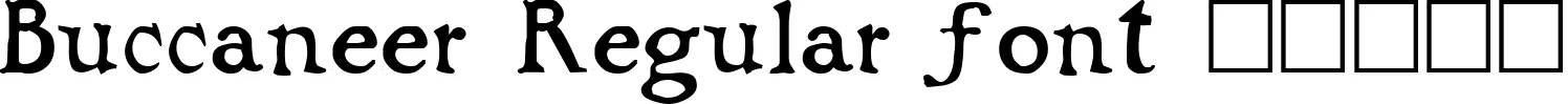 Dynamic Buccaneer Regular Font Preview https://safirsoft.com