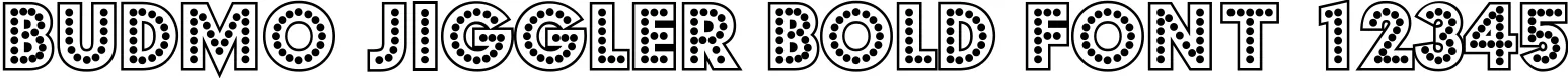 Dynamic Budmo Jiggler Bold Font Preview https://safirsoft.com