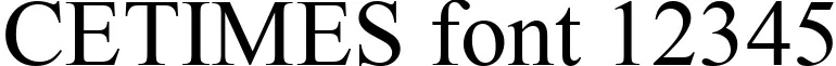 Dynamic CETIMES Font Preview https://safirsoft.com