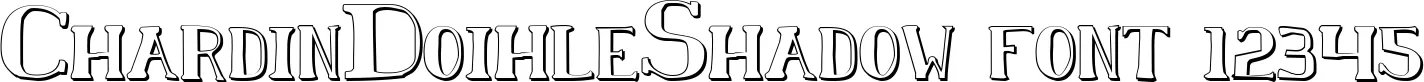 Dynamic ChardinDoihleShadow Font Preview https://safirsoft.com