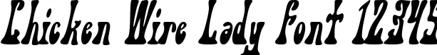 Dynamic Chicken Wire Lady Font Preview https://safirsoft.com