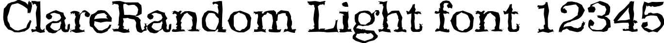 Dynamic ClareRandom Light Font Preview https://safirsoft.com