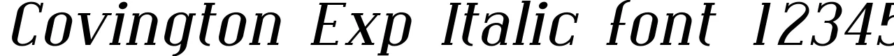 Dynamic Covington Exp Italic Font Preview https://safirsoft.com