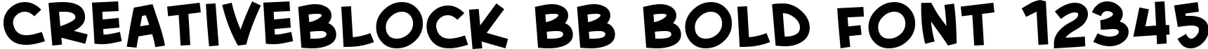 Dynamic CreativeBlock BB Bold Font Preview https://safirsoft.com