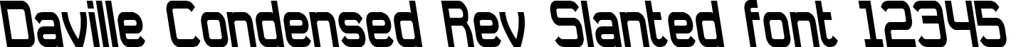 Dynamic Daville Condensed Rev Slanted Font Preview https://safirsoft.com