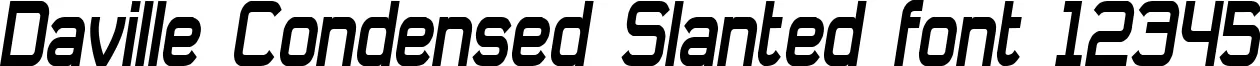 Dynamic Daville Condensed Slanted Font Preview https://safirsoft.com