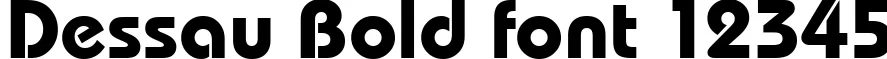 Dynamic Dessau Bold Font Preview https://safirsoft.com