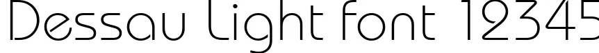 Dynamic Dessau Light Font Preview https://safirsoft.com