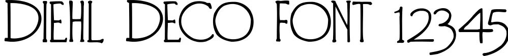 Dynamic Diehl Deco Font Preview https://safirsoft.com